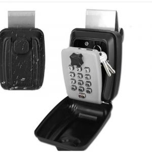 Bo&icirc;te &agrave; Clef S&eacute;curis&eacute;e Bo&icirc;te &agrave; Cl&eacute; &Eacute;xterieur Bo&icirc;te &agrave; Cl&eacute;s avec Code &agrave; 12 Chiffres, &Eacute;tanche Boitier Porte Clef de Stockage pour Maison l'&Eacute;cole,