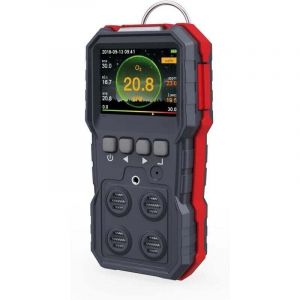 Détecteur de fuite de gaz 4 en 1, moniteur multi-alarme de gaz combustible, naturel, méthane, propane, monoxyde - Ulisem