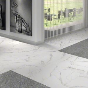 Plinthes pour Carrelage grès cérame effet marbre CLASSIC - Blanc - Plinthe 80x9,4 cm boîte de 11.88 ml - Blanc