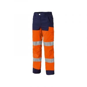 Molinel - Pantalon haute visibilit&eacute; luklight verylight orange/marine - 52