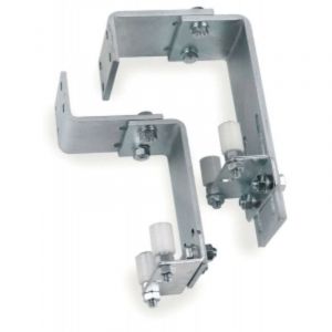 Guide r&eacute;glable en distance 75 105mm pour portail coulissant 2 olives D30 HI MOTIONS EN210.1