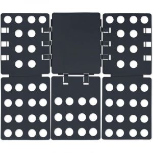 Plieur de Vetement Plieur de Linge Enfant Adulte Vetement Chemise t Shirt Tee Shirts 57 x 68 cm (Noir)