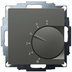 191810224302 ute 1002-Anthrazit-55 Thermostat d'ambiance encastr&eacute; 1 pc(s) S305692 - Eberle