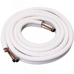 PR&Ecirc;T A POSER LIAISON BI TUBE FRIGORIFIQUE M1 CLIMATISATION 1/4 3/8 RACCORDS PR&Ecirc;T MONTES 1 METRES NF，Diam&egrave;tre du tube (6+10) 1P1 m tube de cuivre avec