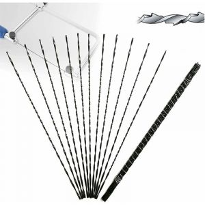 12 pi&egrave;ces Lames de Scie &agrave; Chantourner avec Dents en Spirale pour Scie de Coupe en Bois M&eacute;tal (4)