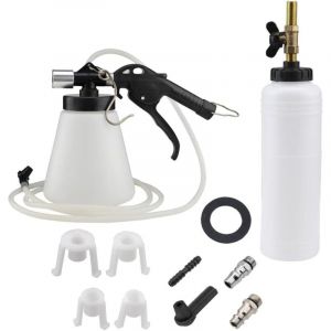 Jalleria - Auto Air Comprim&eacute; Frein Purgeur Dispositif De Purge De Frein Air Purgeur De Frein De Purge avec Bouteille De Recharge De 1L