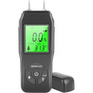 Humidim&egrave;tre pour bois - Inspection pr&eacute;cise de l'humidit&eacute; du bois - Testeur num&eacute;rique de fuite d'eau pour bois de chauffage