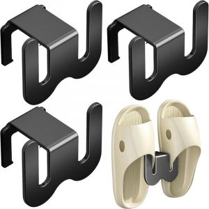 BEBUSINGOTO Range Chaussures Mural,3 Pi&egrave;ces Murales Chaussures Suspendre Pantoufles &Eacute;tag&egrave;res Support De Chaussures Muraux Porte Chaussure Sans