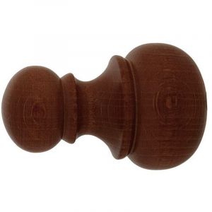 Borne bois 'Chyc' 28x83 mm. Noyer