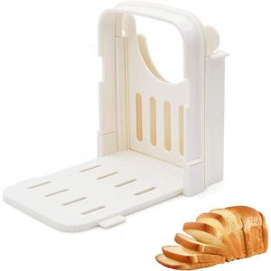 Trancheuse à Pain, Coupe Pain Pliable, Guide de Coupe de Pain Fait Maison, Coupe Pain de Cuisine Réglable, Machine à Pain Manuelle, Machine de Coupe