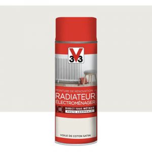 A&eacute;rosol Peinture De R&eacute;novation V33 Radiateur &Eacute;lectrom&eacute;nager Voile de coton 0,4 L