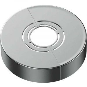 Lot de 2 rosace mitigeur douche 3 tailles en 1, rosace robinet divis&eacute;e pour &Oslash; 21 mm/26 mm/33 mm,cache tuyau radiateur, rosace pour robinet de douche,