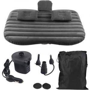 Treetalk - Coussin d'air pour voiture, lit de voyage, matelas pneumatique, housse de siège arrière de voiture, coussin de canapé gonflable, matelas