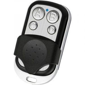 Duplicateur de cl&eacute; de clonage &agrave; 4 canaux, t&eacute;l&eacute;commande sans fil 433 MHz, copie de code m&eacute;tallique pour gadgets, portail de voiture, garage