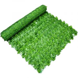 Sjlerst - Mur VéGéTal Artificiel, 120 x 40 inch Artificiel Haie Mur de Fond en Gazon Artificiel éCran de Confidentialité Contre Uv Pour ClôTure