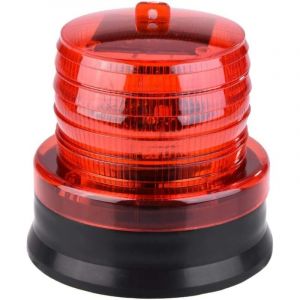 Voyant D'alarme Clignotant Solaire d'urgence de Secours Gyrophare LED Magnetique Balise de Signalisation Avertissement De S&eacute;curit&eacute; Voiture Barrage