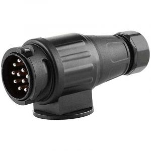 Prise De Remorque 13 Broches Male, Prise Attelage 13 Broches Etanche, 12V Prise &Eacute;lectrique Remorque 13 Broches, Connecteur Remorque Fiche 13 Broches