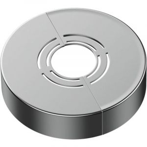 Lot de 2 rosace mitigeur douche 3 tailles en 1, rosace robinet divis&eacute;e pour &Oslash; 21 mm/26 mm/33 mm,cache tuyau radiateur, rosace robinet douche, rosace