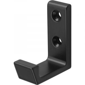 Pat&egrave;re simple droite noire 41 mm - Par pi&egrave;ce