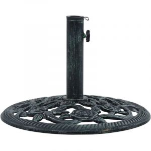 Bonnevie - Pied de parasol Socle de parasol - Vert 9 kg 40 cm Fonte BV353157 - Vert