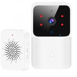 Sonnette - Judas vid&eacute;o - Sonnette vid&eacute;o - Sonnette Wi-Fi - Cam&eacute;ra HD - D&eacute;tection de mouvement - Audio bidirectionnel - Maison connect&eacute;e