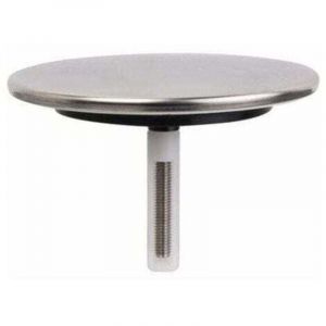 clapet recouvrant pour vidage baignoire, diametre 70 mm, inox, nicoll, ref.411916