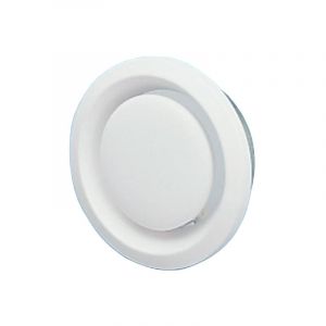 Unelvent - bouche extraction réglable en métal diamètre 125mm série bem