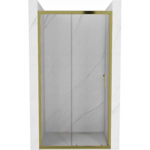 Mexen - Apia porte de douche coulissante 150 cm, transparent, dor&eacute; - 845-150-000-50-00