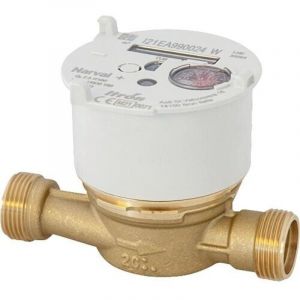 Banyo - Compteur d'eau Narval+ combin&eacute; eau chaude/eau froide, dn 20 Longueur 130 mm, mid