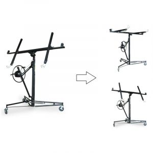 Bigb - Lève plaques de plâtre manuel xxl noir, Aide au montage placoplatre