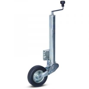 Roue jockey - MESO - Jante acier - 60mm - Relevable automatiquement
