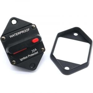 Disjoncteur De Voiture, Disjoncteur 12V-48V-Porte-Fusible, Disjoncteur &eacute;tanche Avec R&eacute;initialisation Manuelle De Voiture &Eacute;tanche, Pour Moteur Auto