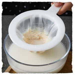 Filtre &agrave; Tamis Fin, Tamis De Cuisine &agrave; Mailles Fines, Passoire Mailles Avecpoign&eacute;e, 100/200/400 Mailles, Pour Filtrage Du Jus, Lait, Caf&eacute; (100