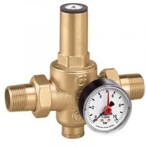 Caleffi - R&eacute;ducteur de pression &agrave; cartouche amovible 5360 1/2' - Avec seulement prise manom&egrave;tre 1/4" f