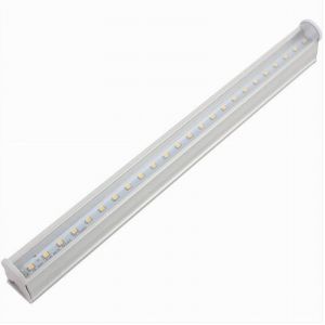 Plafoniera Neon Sottopensile Led Trasparente Tubo 30 Cm 5 Watt Reglette T5-30t