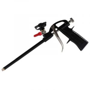 Pistolet &agrave; Mousse Polyur&eacute;thane Ajustable Professionnel Pistolet Mousse Expansive PU en M&eacute;tal Pistolet de Calfeutrage avec Interrupteur No Nettoyage