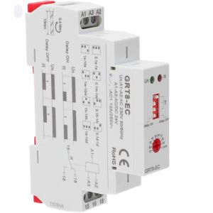 Relais temporis&eacute; &agrave; Double Fonction avec Indicateur LED AC230V ou AC DC24V Commutateur de Relais temporis&eacute; Multifonctionnel et Manuel D'utilisation