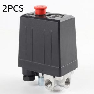 Pressostat de compresseur d'air avec 4 sorties pi&egrave;ces de compresseur de soupape de commande de pressostat, Monophasique, &frac14;" Port, Pressostat Pour