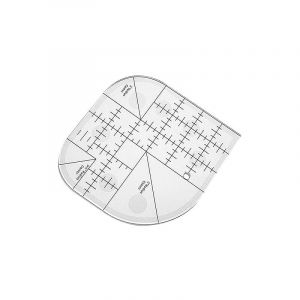 Règle d'angle incurvée pour courtepointe, patchwork de couture Modèles de couture à bords ronds, outils de patchwork pour fournitures de couture,