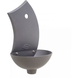 Fonderia Bongiovanni - Fontaine murale modèle Pinta pour jardin potager avec or sans robinet au choix : sans robinet