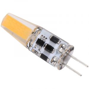 Ampoule LED G4 3W 300LM Dimmable, Blanc Chaud 2700K-3100K, pour Lustre Applique Murale, Base Bi-Pin 12-24V AC/DC