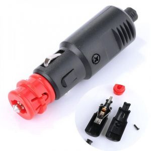 2 Pcs 12V/24V Prise Allume-Cigare Fiche Universelle avec Fusible 8A,Allume-Cigare Connecteur de Prise Mâle Automobiles Bateau Moto