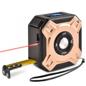 M&egrave;tre de mesure de distance de m&egrave;tre de m&egrave;tre de m&egrave;tre de m&egrave;tre de m&egrave;tre de m&egrave;tre de laser plus de mesure bo&icirc;tier en alliage d'aluminium