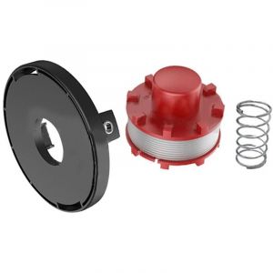 Debuns - Bobine de fil et capuchon de bobine pour débroussailleuse Einhell cect 36/30 li e solo, agillo 36/255 BL,fil coupe bordure..