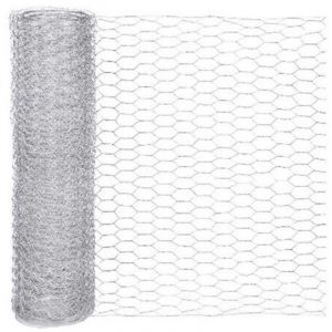 Treillis M&eacute;tallique &agrave; Mailles, Grillage Galvanis&eacute; Petite Maille, Grillage &agrave; Poulet Galvanis&eacute; Hexagonal, pour Bricolage et D&eacute;coration de la Maison