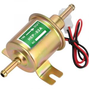Pompe à Carburant Électronique, Pompe à Carburant Électrique 12V Pour Essence Diesel, Pompe à Essence Électrique 12V 3-5 Psi Pour Tondeuse Gazon,