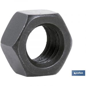 Ecrou Hexag Din 934-C-8 Pas Fin Noir M-22x150