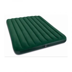 Intex &ndash; Matelas gonflable 2 personnes 191 x 137 x 25 cm &ndash; Technologie Fiber Tech pour confort &ndash; Valve 2 en 1 pour gonflage rapide