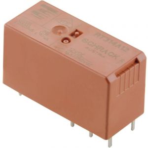Te Connectivity - Relais pour circuits imprimés RT424F12 5-1393243-4 12 v/dc 8 a 2 inverseurs (rt) 1 pc(s)