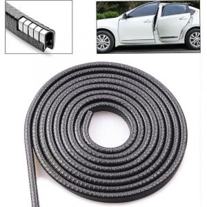Joint d'étanchéité en caoutchouc anti-collision pour portière de voiture, 5 m, protection de bord de portière de voiture, protection de couvercle de